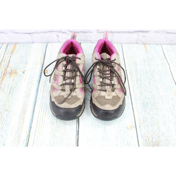 LL Bean Brown Pink Leather Mesh Tek 2.5 WP Trail Hiking Sneakers 6 M - Picture 5 of 9